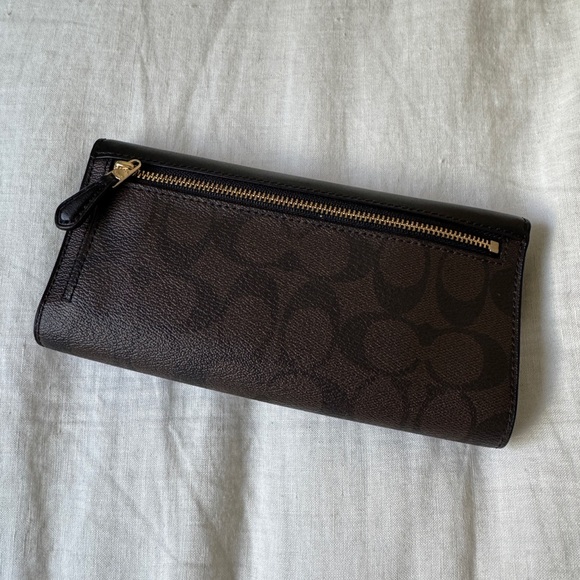 Coach Black and Brown Wallet - Picture 2 of 5